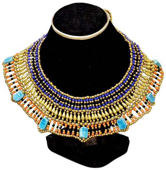 Cleopatra Egyptian Collar Necklace Design Costume Accessories