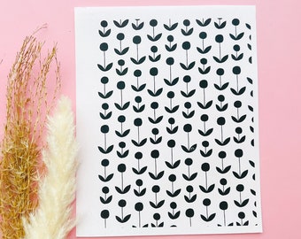 Bloemenprint Wateroverdracht | Magische overdracht | Wateroplosbare beeldoverdracht voor polymeerklei