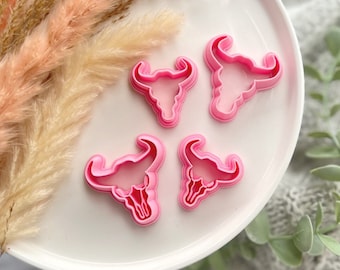 Boho Bull Shape Polymer Clay  Cutter for Earrings | Clay Earrings Tool