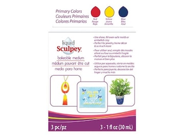 LIQUID SCULPEY -  Primary Multipack Bakeable Medium Liquid Polymer Clay