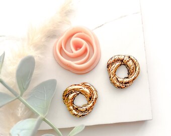Resin Vintage Button Stud Clay Cutter | Earring Making Tool