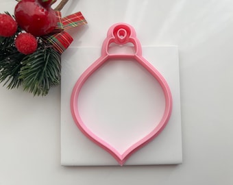 Christmas Bauble Trinket Dish Cutter | Trinket Dish Clay Cutter | Coaster Polymer Clay Cutter