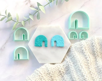 Side U Shape Polymer Clay Cutter for Earrings | PLA Clay Tool