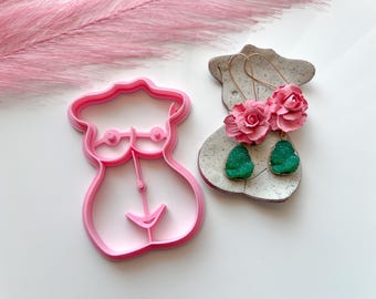 Woman Torso  Trinket Dish Cutter | Trinket Dish Clay Cutter | Coaster Polymer Clay Cutter