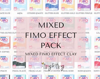 5PCS Mixed FIMO Effect Polymer Clay Pack