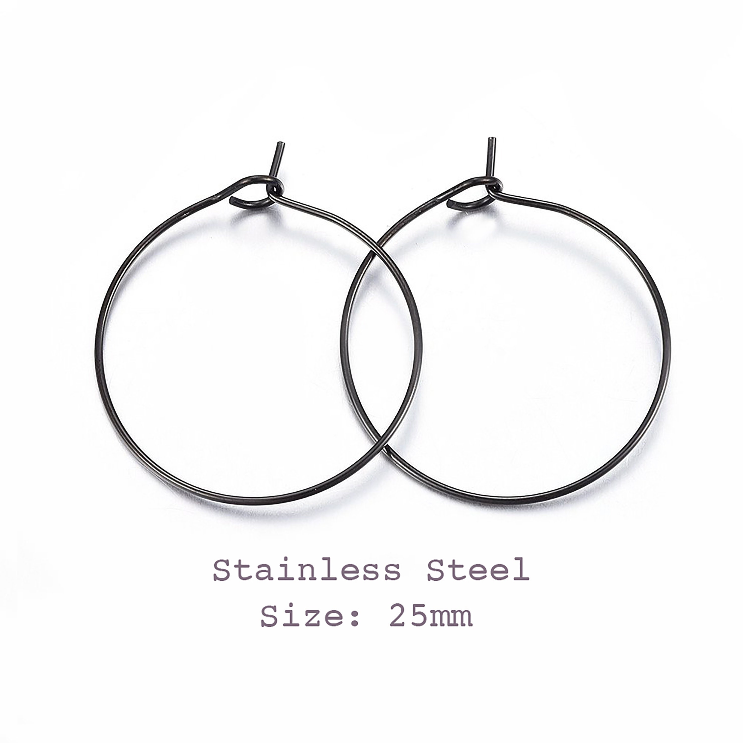 200 Gancio Per Orecchini In Acciaio Inossidabile 304 All'ingrosso - Foto 8