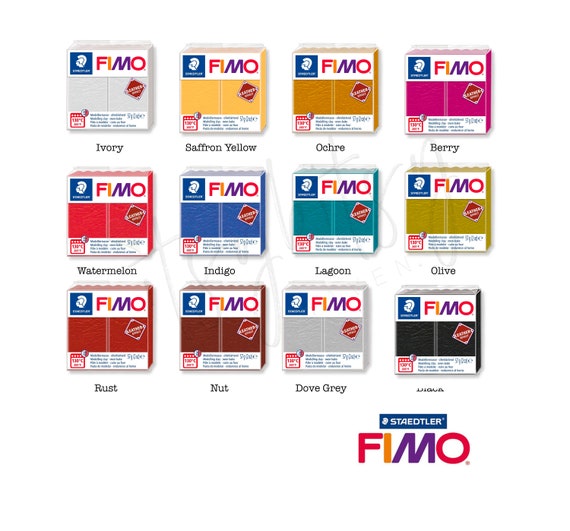 FIMO LEATHER EFFECT 57 g 2 oz Polymer Clay Kies uw kleur