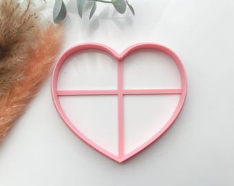 Heart Trinket Dish Cutter | Trinket Dish Clay Cutter | Coaster Polymer Clay Cutter