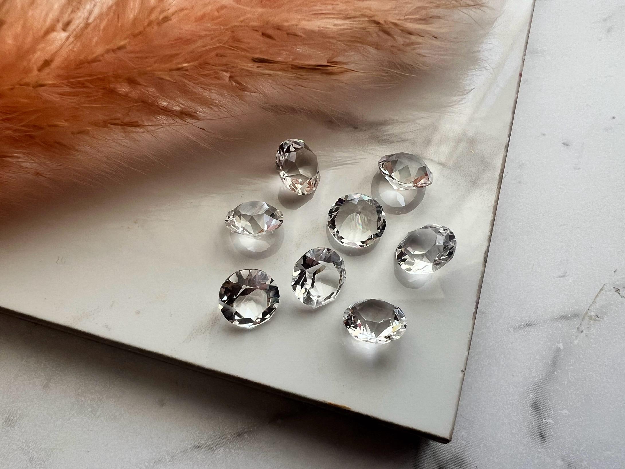 6pcs, Genuine Swarovski® SS39 1088 Crystal Chaton's, in Crystal