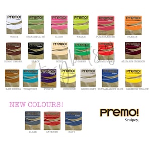 Premo Sculpey 2oz (57g) Polymer Clay - Choose your colour