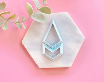 Triangle Chevron Set Polymer Clay  Cutter • Fondant Cutter • Cookie Cutter • CN1026
