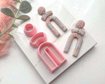 U Shape Polymer Clay Cutter for Earrings | PLA Clay Tool Set