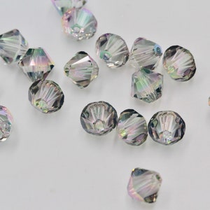 10/20/50 pcs, 6mm, Genuine Swarovski® 5328 XILION/Bicone Bead in Pro.Lav-Chrys. Blend