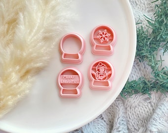 Christmas Shape Collection Polymer Clay  Cutter • Fondant Cutter • Cookie Cutter