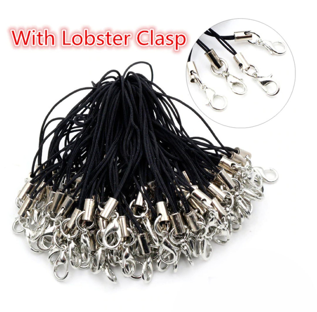 20pcs/50pcs, Lanyard Lariat Strap Cords Lobster Clasp Rope Keychains
