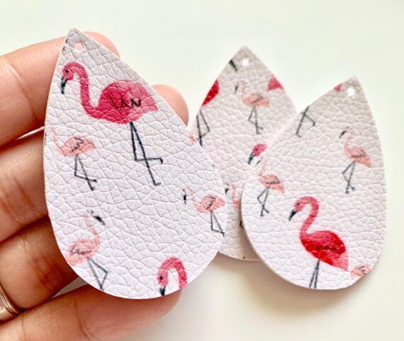 2個、56 x 38 mm、PUレザードロップ型ペンダント - あなたのスタイルを