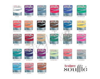 Sculpey Soufflé 1.7oz (48g) Polymer Clay - Choose your colour