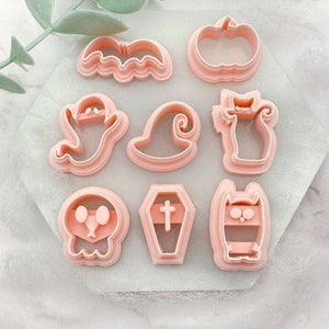 Halloween Shape Collection Stud Sizes Polymer Clay  Cutter • Fondant Cutter • Cookie Cutter