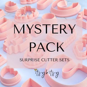 Mystery Clay Cutter Box - Box gefüllt mit 10 gemischten Polymer Clay Ausstechern