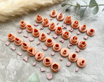 Assorted Shape Mini Polymer Clay Cutters for Earrings | Tiny Clay Cutter Set