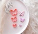 Easter Butterfly Shape Collection Polymer Clay  Cutter • Fondant Cutter • Cookie Cutter 