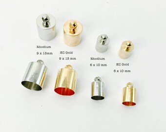 Cord/tassel End Caps - Choose Your Colour