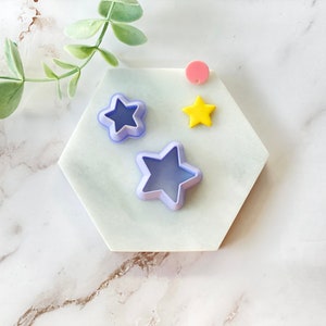 Star  Shaped Polymer Clay  Cutter • Fondant Cutter • Cookie Cutter • CN1042