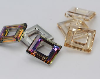 Oryginalny pierścionek Swarovski Fancy Stone Square Ring - Wybierz swój kolor