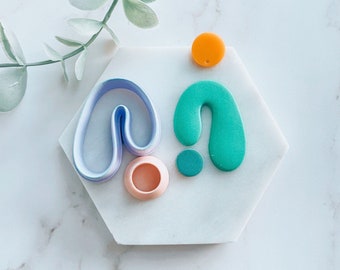 U Shape Polymer Clay Cutter for Earrings | Basic Shapes Tool