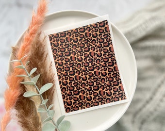 Leopard Print Water Transfer | Magic Transfer | Water Soluble Image Transfer for Polymer Clay