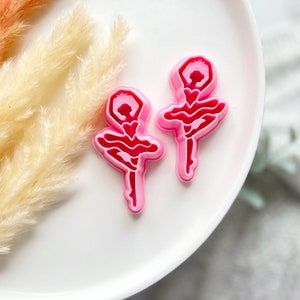 Ballerina Shape II Collection Polymer Clay  Cutter • Fondant Cutter • Cookie Cutter