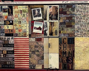 7gypsies American Vintage 8x8 Paper Pad