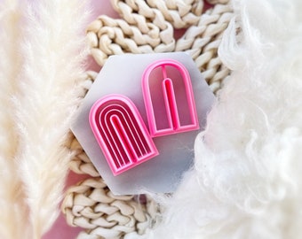 3 Layer U Shaped Polymer Clay Cutter for Earrings | PLA Clay Tool