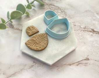 Dome and Wide Fan Shaped Set Polymer Clay  Cutter • Fondant Cutter • Cookie Cutter • CN1016