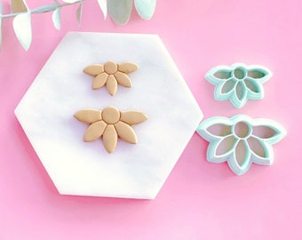 Floral 5 Petal Polymer Clay Cutter for Earrings | Clay Earrings Tool