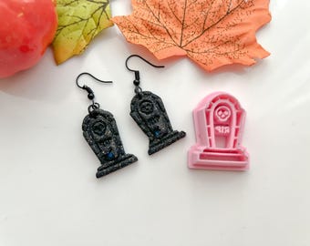 Tombstone Halloween Polymer Clay  Cutter for Earrings | Clay Earring Tool