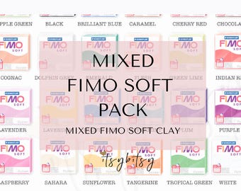 5PCS Mixed FIMO SOFT Polymer Clay Pack