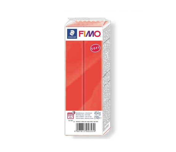 Grande 1lb 454g FIMO SOFT arcilla polimérica en rojo indio -  España