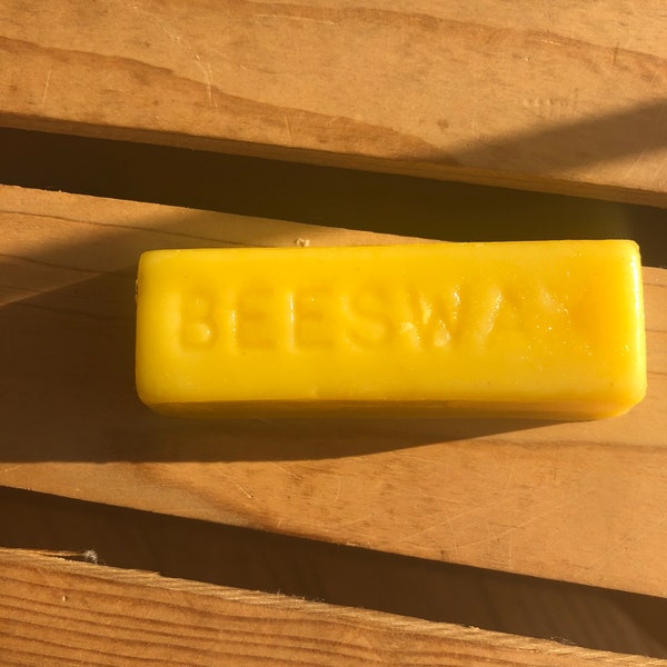 Beeswax Blocks- Pure Beeswax Blocks- 1oz bar