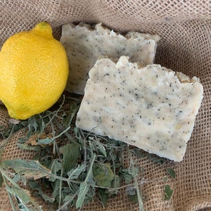 Lemon Balm Soap- made with beeswax and honey - palm free soap
