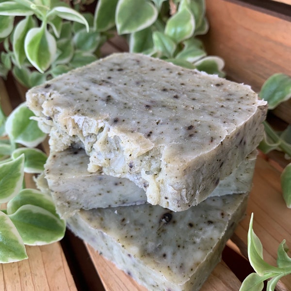 Patchouli Frankincense Cedarwood Soap- Happy Hippie Soap- Patchouli Soap- Made with Beeswax and Honey Soap - Palm Free Soap