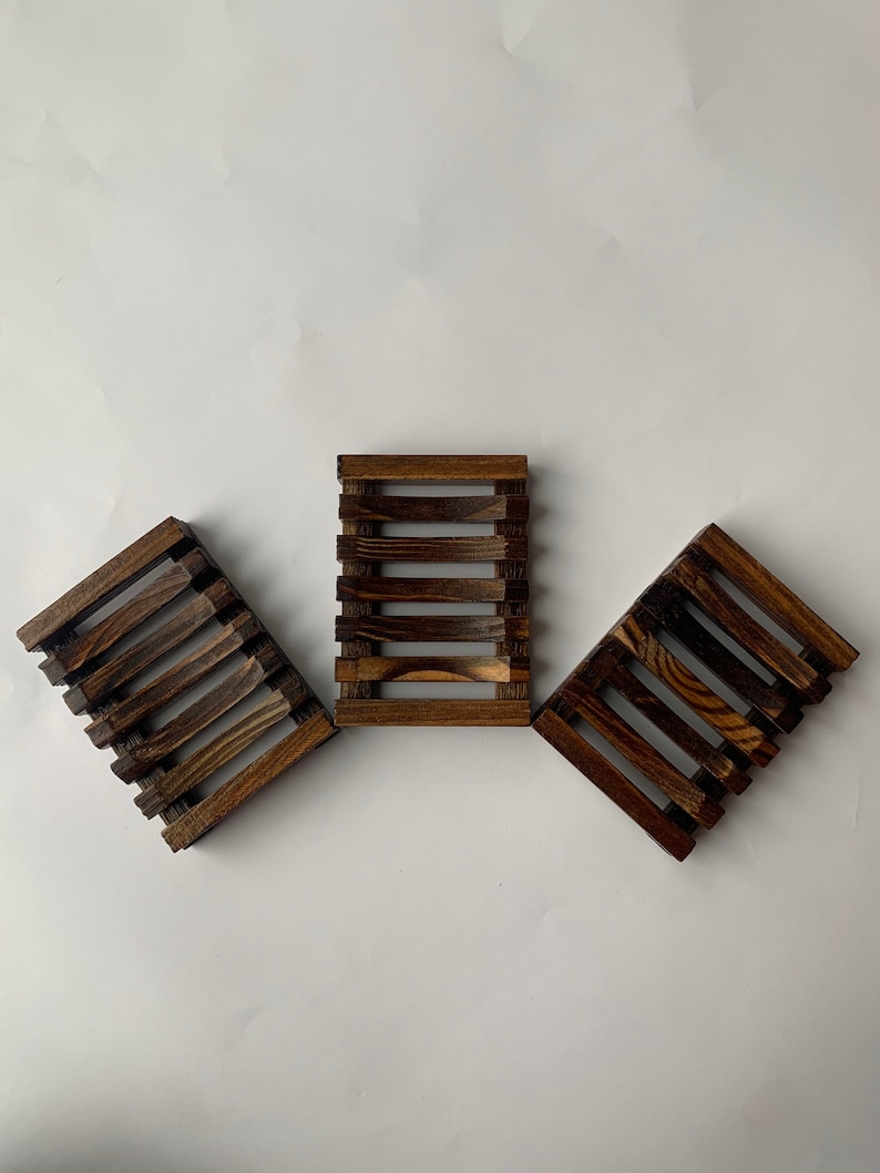 Jabonera de madera - Jabonera - Para mantener el jabón hecho a mano seco y duradero imagen 5