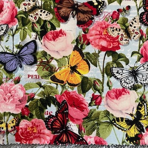 peony and butterflies