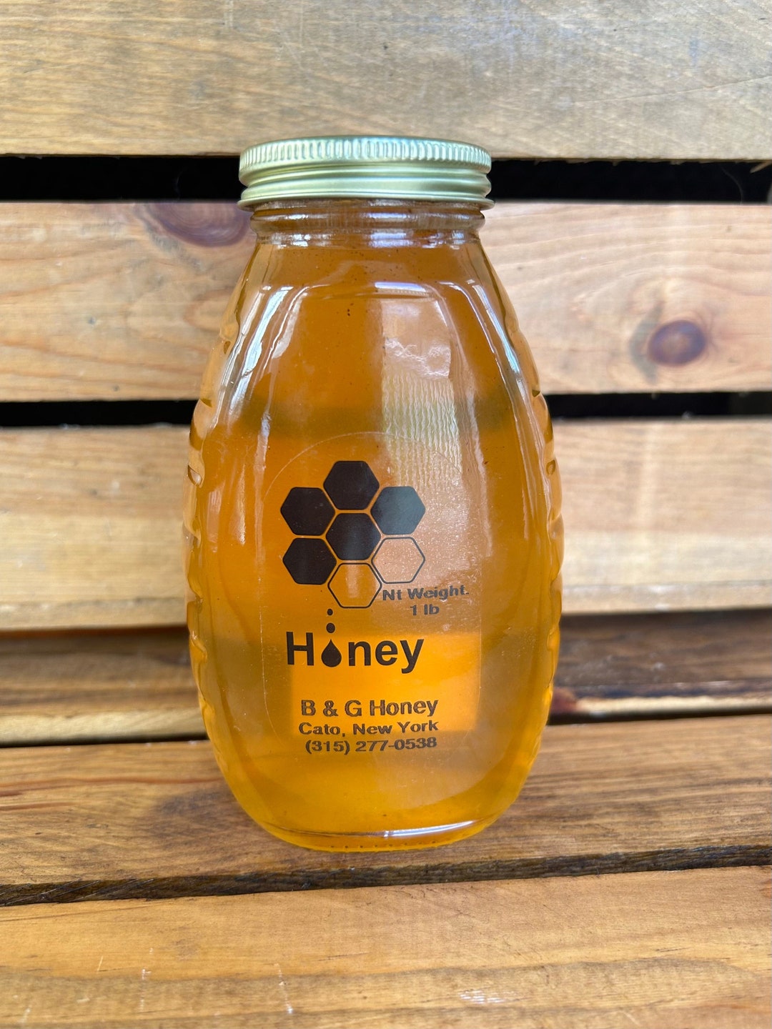 Honey 1lb Honey 16oz Honey Raw Wildflower Honey Wildflower Honey New