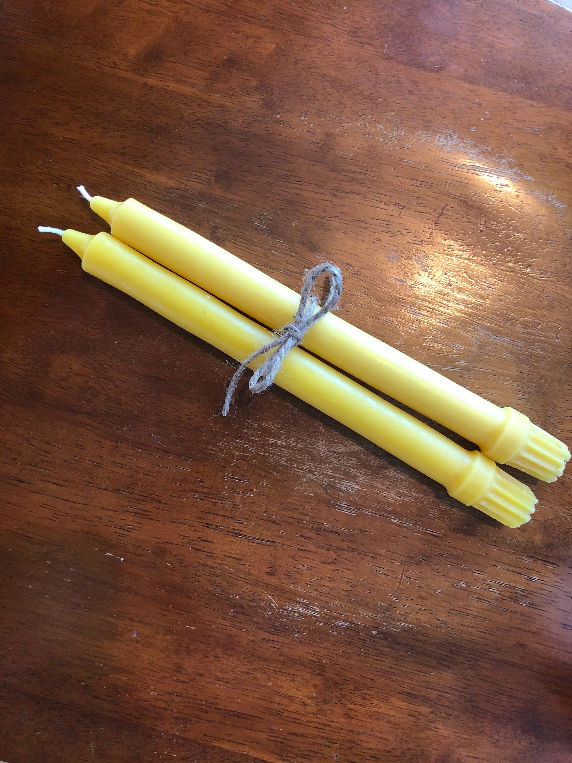 10 Colonial Taper Candles Colonial Candles Set of Two 10 Etsy