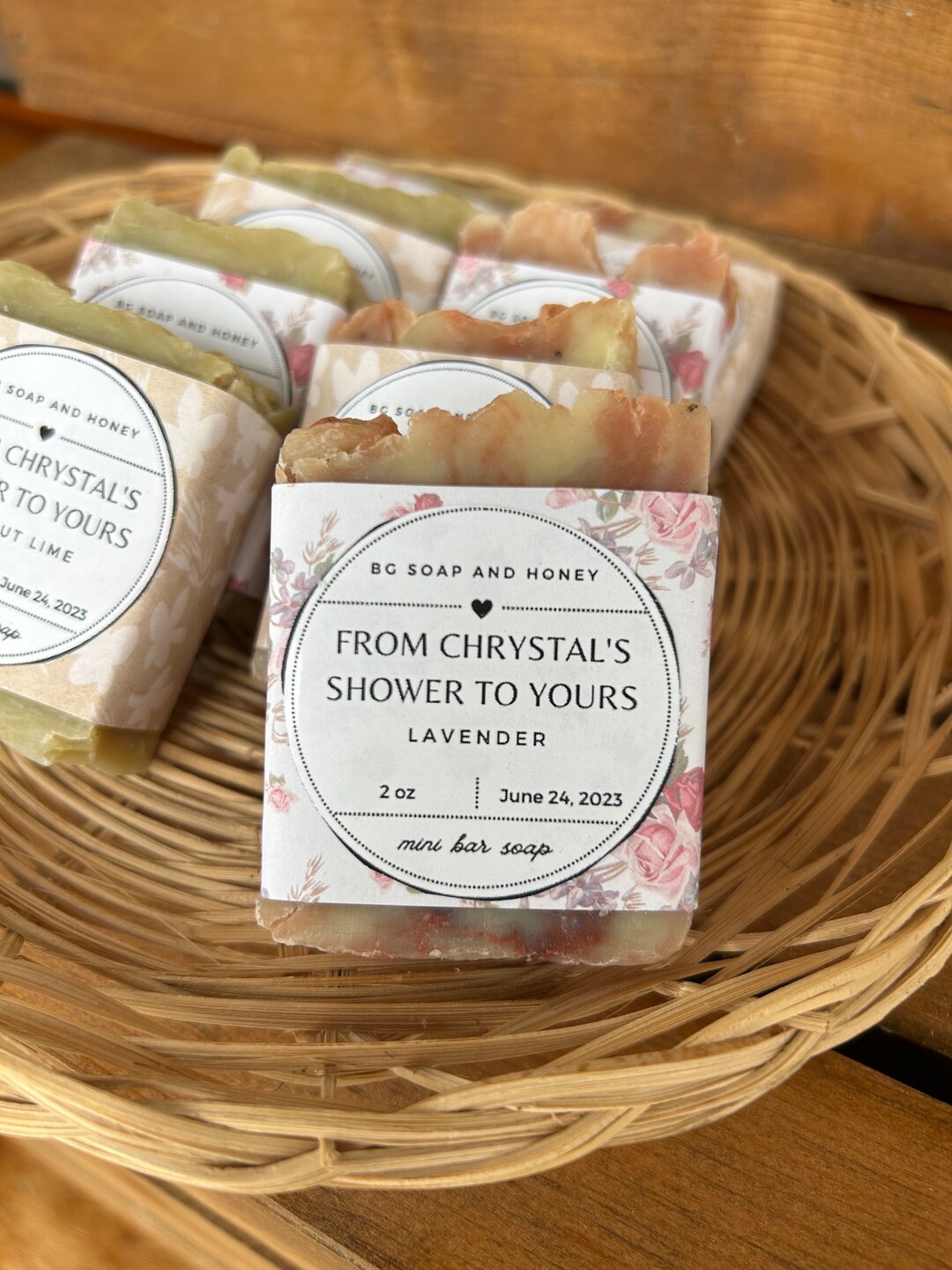 Sample Size Soap 10 Small Bars of Soap Small Gifts Wedding Favors