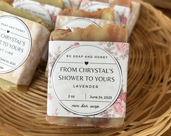 Mini Soap Bar Sample Set – Wedding & Shower Favors