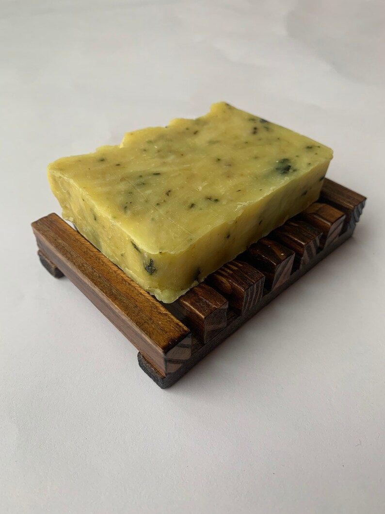 Jabonera de madera - Jabonera - Para mantener el jabón hecho a mano seco y duradero imagen 3