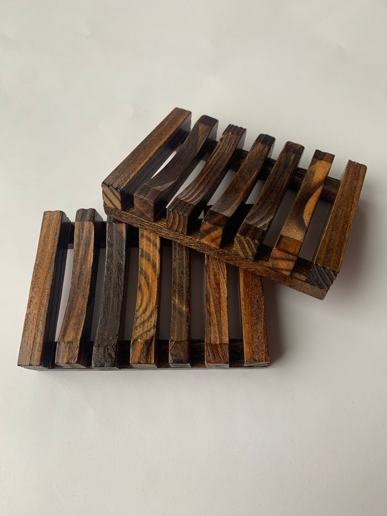 Jabonera de madera - Jabonera - Para mantener el jabón hecho a mano seco y duradero imagen 2