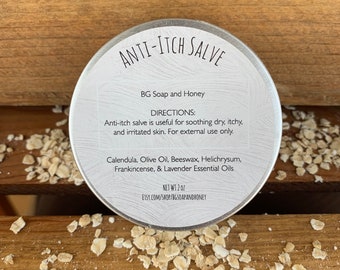 Anti Itch Salve- Calendula Salve- Healing Salve- Dry Skin Salve- Bug Bite Salve- Itchy Skin Salve- Eczema Salve